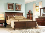 Solid wood antique Wooden King Bed,Hotel Bedroom Furniture Set