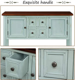 Console Sofa Table Sideboard with Storage Drawers Cabinets and Bottom Shelf for Living Room, Kitchen