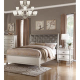Bedroom Set California King Size Bed 2x Nightstands Tufted Headboard Furniture