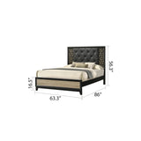 Modern Queen 4PC Bedroom  (Bed Included,Dresser Included,Mirror Included,Nightstand )