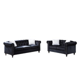 2 Piece Living Room Sofa Set, including 3-Seater Sofa and Loveseat,