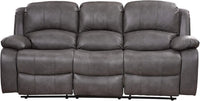 Leather Reclining Sofa Chair Set Living Room Set Sofa Loveseat Glider Chair