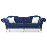 sofa, modern style button down plush sofa, three seater sofa with armchair