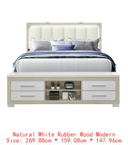 Natural White King Bedroom Set  Furniture Bedroom Décor