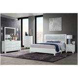 5PC White King Bedroom Set