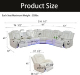 Living Room Furniture Reclining Sectional Sofa, Living Room Power Recliner Adjustable Sofa, Loveseat Chair