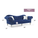 sofa, modern style button down plush sofa, three seater sofa with armchair