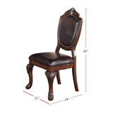 1 Classic Dining Table & 4x Side Chairs,Round Table, Chair