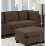 6pc Set Living Room Furniture , Loveseat Couch Black Coffee Linen Like Fabric