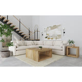 Ivory 5-Piece Modular Sectional Sofa