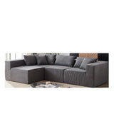 Modular L-Shaped Sectional Sofa Set, Luxury Upholstered Couch for Living Room
