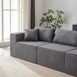 Modular L-Shaped Sectional Sofa Set, Luxury Upholstered Couch for Living Room