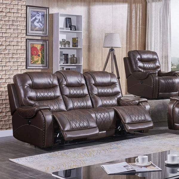 Leather Electric Recliner Sofa Theater Power Reclining Couch Living Room Cinema Sofas Seating Room Furniture