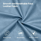 Faux Leather Fabric Modular Sectional Sofa Set with Storage, Armchair Loveseat