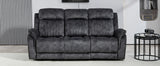 Power Reclining Living Room Set with Adjustable Headrest, Power Reclining Sofa and Loveseat Set with USB