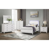 5PC King Bedroom Set - White Modern Design
