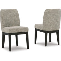 Upholstered Dining Chairs, Set of 2, Dark Brown for Kitchen, Dining Room, Living Room