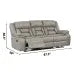 Faux Leather Upholstered 2 Pc Sofa Set Made With Wood