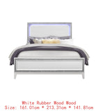 5PC King Bedroom Set - White Modern Design