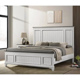 Panel King Bedroom Set: Bed, Dresser, Mirror, 2 Nightstands, Chest