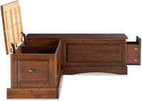 Patio Conversation Kitchen Backless Breakfast Corner Nook Table Booth Bench Dining Set