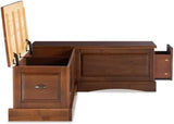 Patio Conversation Kitchen Backless Breakfast Corner Nook Table Booth Bench Dining Set