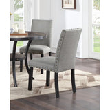 1 Classic Dining Table & 4x Side Chairs,Round Table, Chair