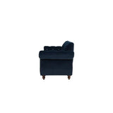 blue sky goose down sofa with pillow, living room furniture, 2-seater