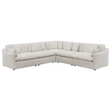 Ivory 5-Piece Modular Sectional Sofa