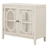 Cabinet Wooden Cabinet with Decorative Door, Modern Sideboard for Entryway, Living Room, Bedroom
