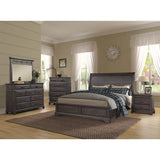 Queen Sleigh Bed Set with Dresser, Mirror, Chest