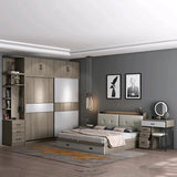 Bedroom Set Space Saving Minimalist Nordic Modern Bedroom Set Storage Cool Trendy Meubles De Chambre Furniture