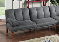 Sectional Sofa Set Living Room Furniture Solid wood Legs Plush Couch Adjustable Sofa Chaise