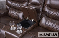 Leather Electric Recliner Sofa Theater Power Reclining Couch Living Room Cinema Sofas Seating Room Furniture