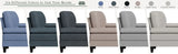 Living Room, U Shaped Sofa Couch with Double Chaise, 4-Seat Living Room Furniture Sets