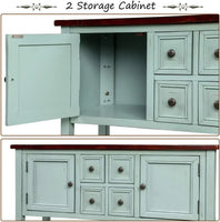 Console Sofa Table Sideboard with Storage Drawers Cabinets and Bottom Shelf for Living Room, Kitchen
