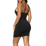 Women Sexy Bodycon Mini Dress Summer Short Backless