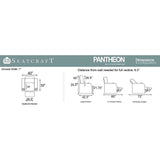 Home Theater Seating Living Room 400 lbs Capacity  Italian Leather Power Recliner Powered Head