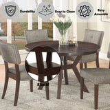 decorative 5-piece  set, dining table and chairs, dining furniture, wooden