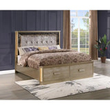 Gold Wood Bedroom Set - Medusa Inspired Stylish Design for Modern Homes