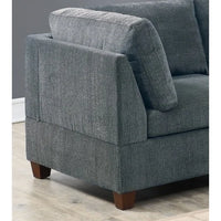 Living room furniture sofa set,6-piece set,modern sofa with segmented corners,suede,soft and comfortable
