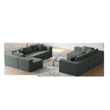 Modular L-Shaped Sectional Sofa Set, Luxury Upholstered Indoor Furniture, Foam-Filled Sofa for Living Room
