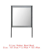 Bedroom Set - Silver Finish, Elegant & Stylish Design, Modern Bedroom Furniture Set