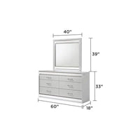 Modern 4-Piece King Bed Set with LED Headboard