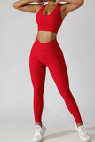 Women's 3 Piece Yoga Set  Sports Jacket Bra Legging Workout Gym Push Up Yoga Sportswear