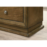 style queen size bed, 2 bedside tables, 3-piece bedroom furniture set