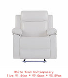 Reclining Sofa Set with LED Lights – Sofa, Loveseat & Recliner