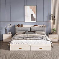 Storage Headboards Bedroom Set Twin Frame Lit Pliable Bedroom Set Beauty Princess Home Furniture