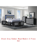 Natural White King Bedroom Set  Furniture Bedroom Décor