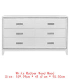 5PC King Bedroom Set - White Modern Design